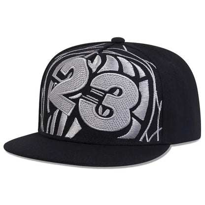 Unisex 23 Basketball Letter Embroidery Hip-hop Hats