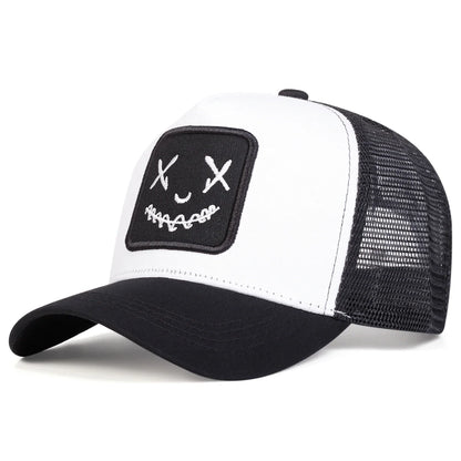 Unisex Personality Embroidery Baseball Net Caps