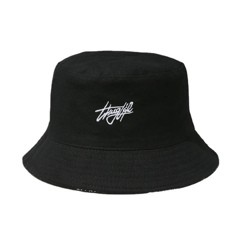 Double-Sided Graffiti Embroidered Fishing Bucket Hat Unisex