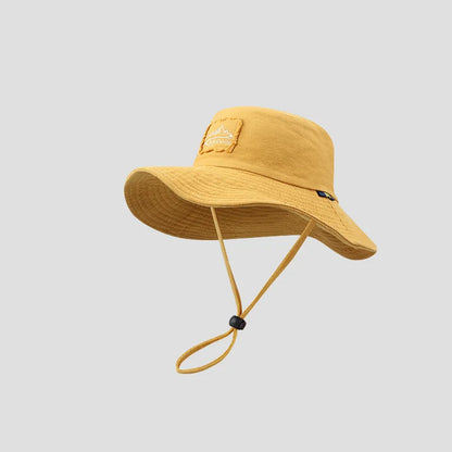 Wide Brim UV Protection Fisherman Hat Outdoor Hiking Fishing Safari Cap Unisex