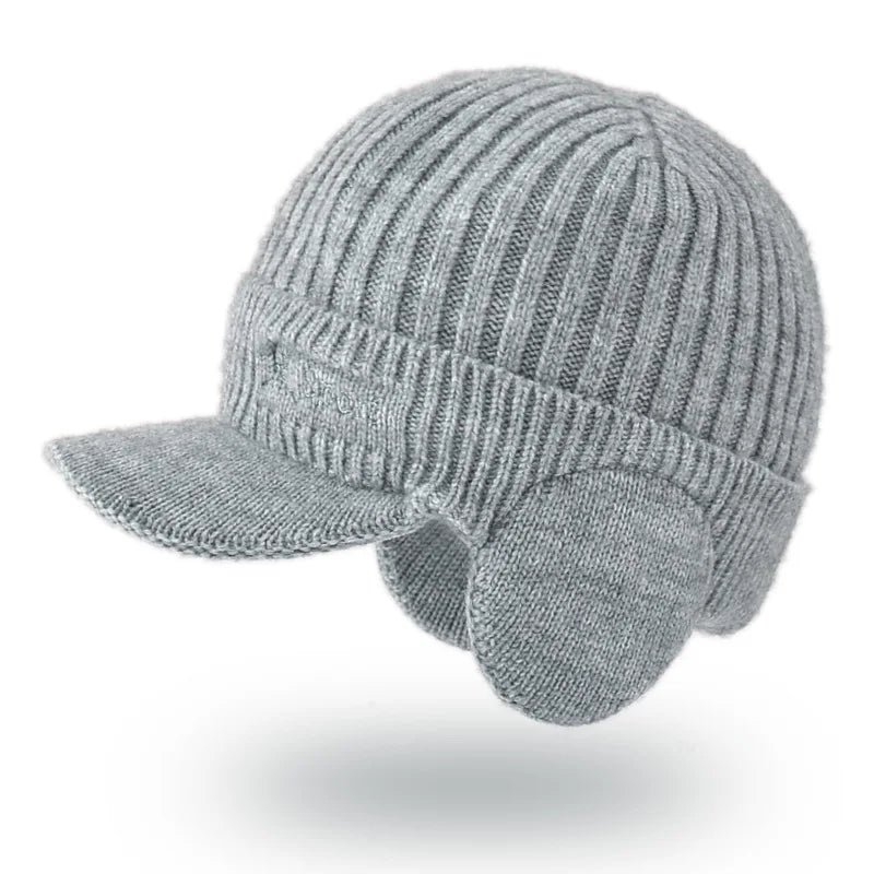 Korean Woolen Ear Protection Baseball Cap