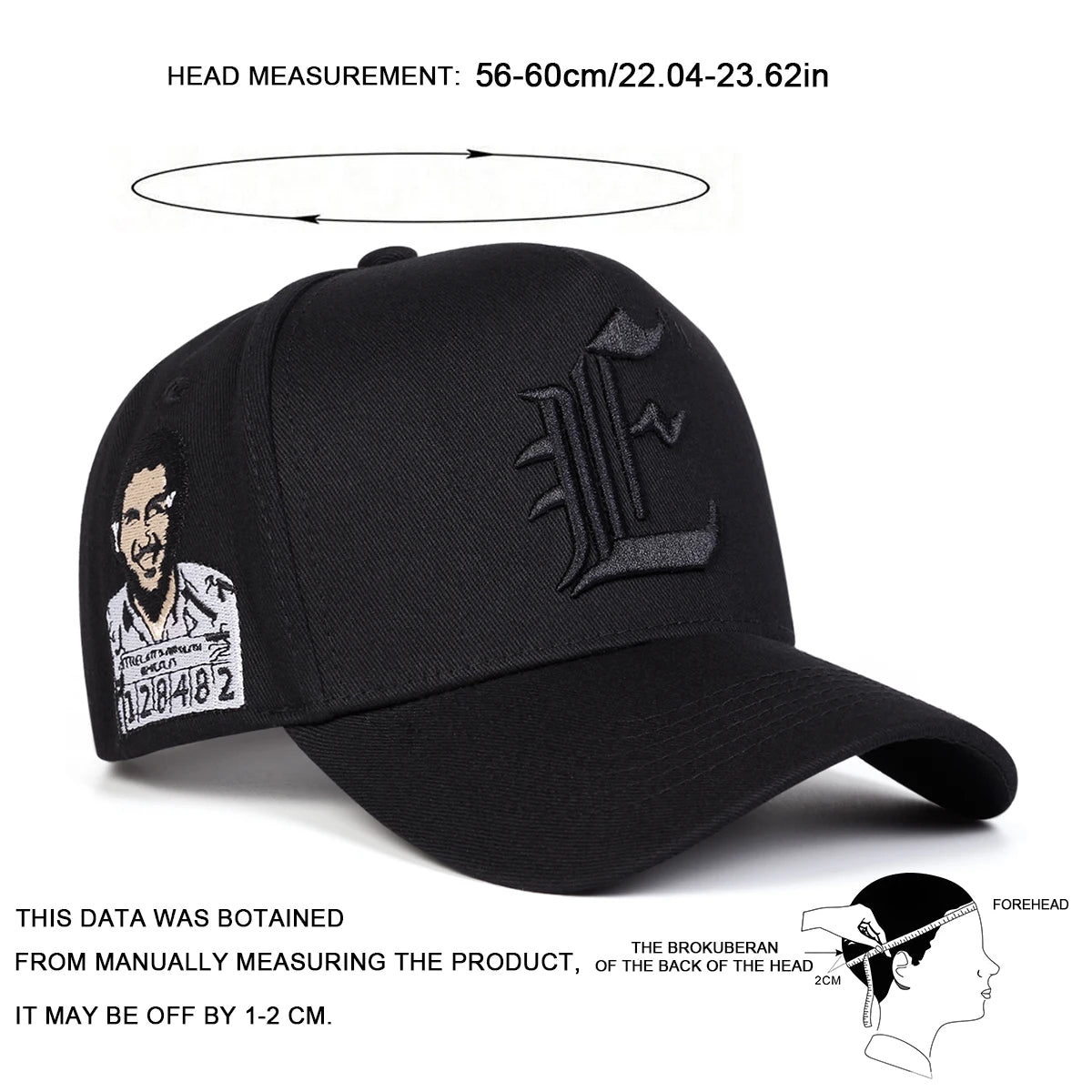 Unisex E Letter Embroidered Casual Outdoor Baseball Cap