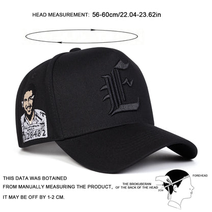 Unisex E Letter Embroidered Casual Outdoor Baseball Cap