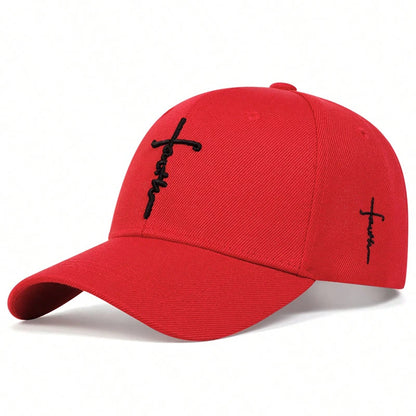 Fashion Faith Embroidered Cotton Unisex Baseball Cap