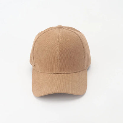 Retro Corduroy Casual Warm Baseball Cap