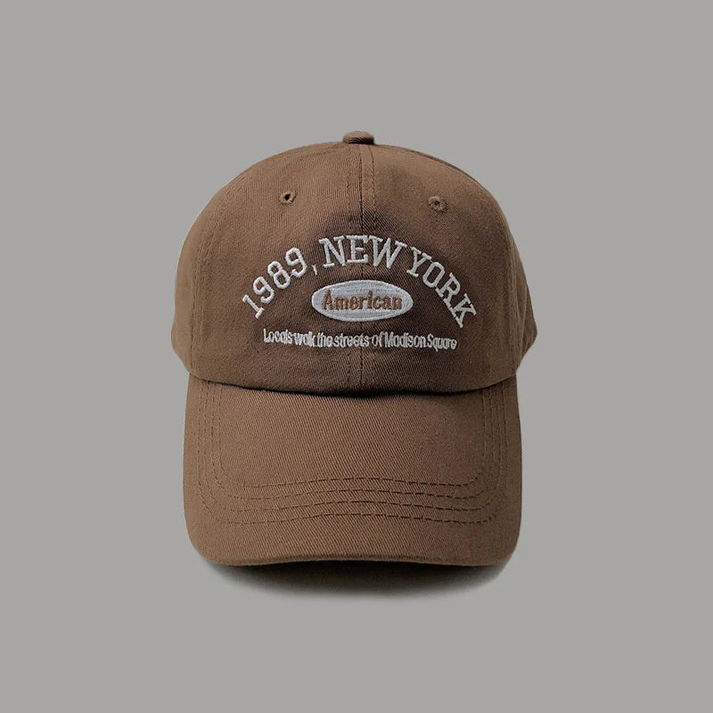 Retro Letter Embroidery Baseball Cap