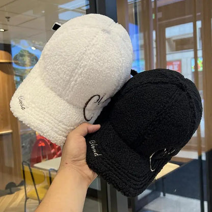 Autumn Winter Embroidered Letter Baseball Cap