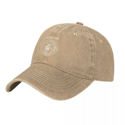 Campi Del Nephilim Classic Logo Denim Baseball Cap
