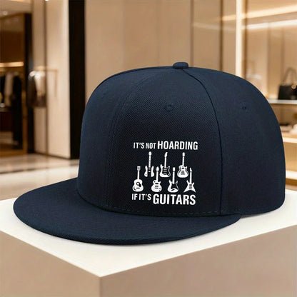 Guitars Not Hoarding Music Lover Snapback Cap