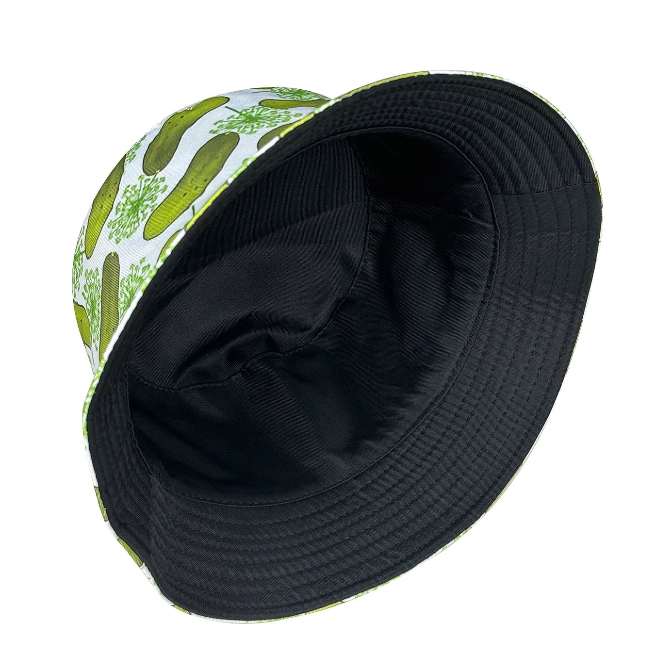 Cucumber Pattern Reversible Bucket Hat