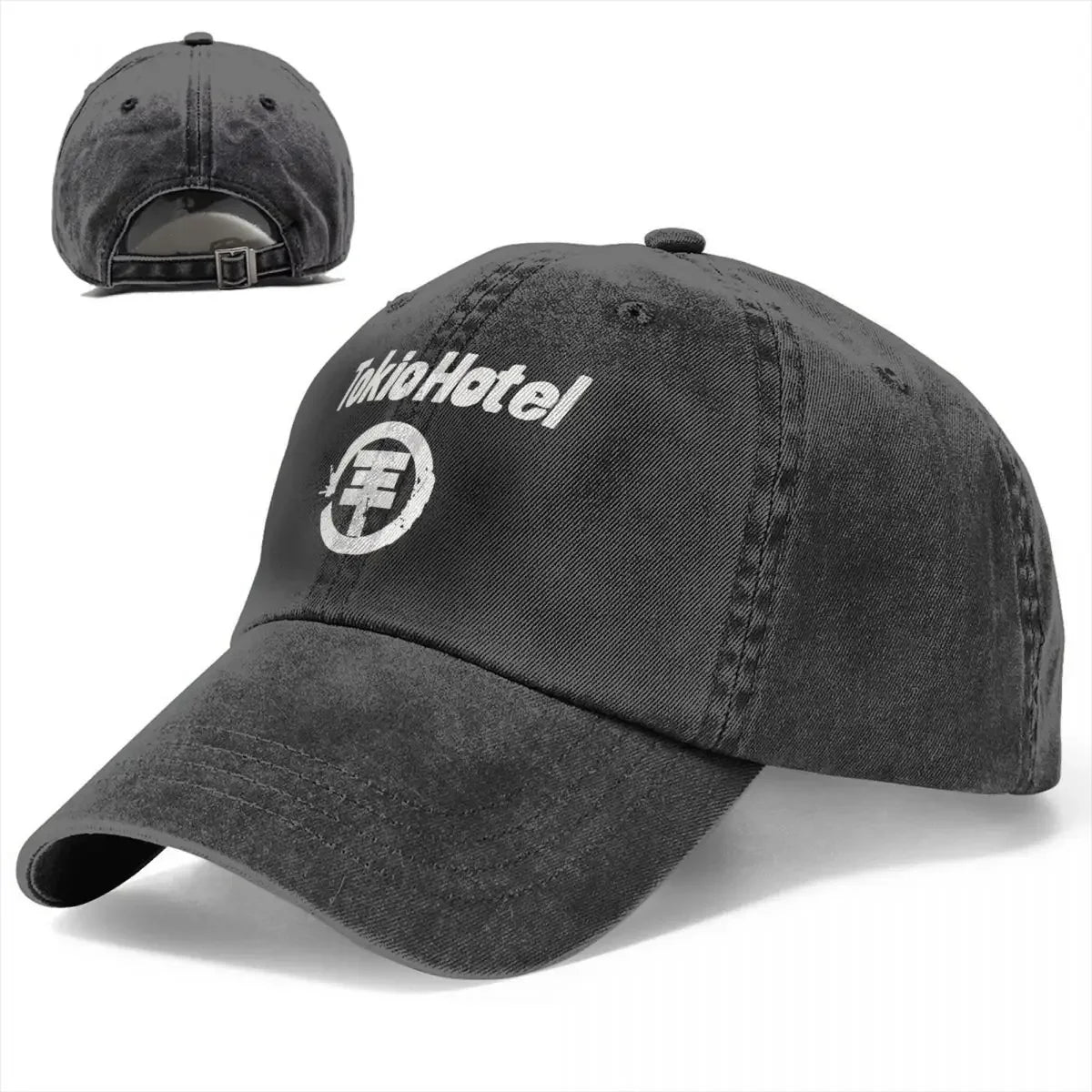 Tokio Hotel Distressed Denim Unisex Baseball Cap