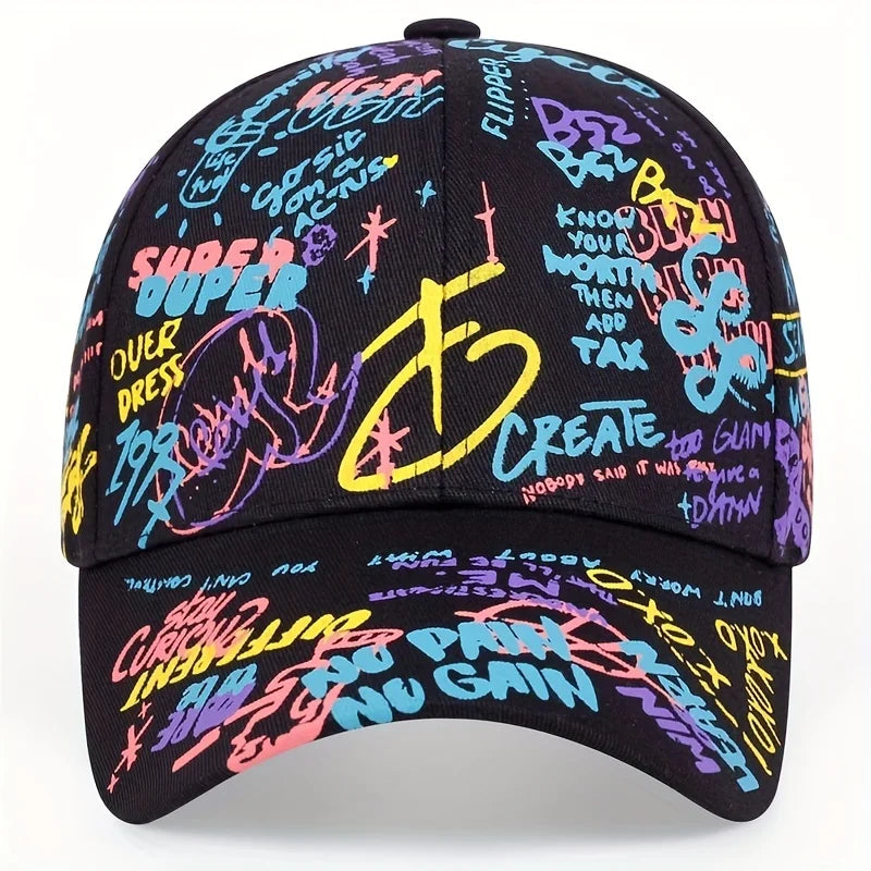Fashion Graffiti Printing Baseball Cap