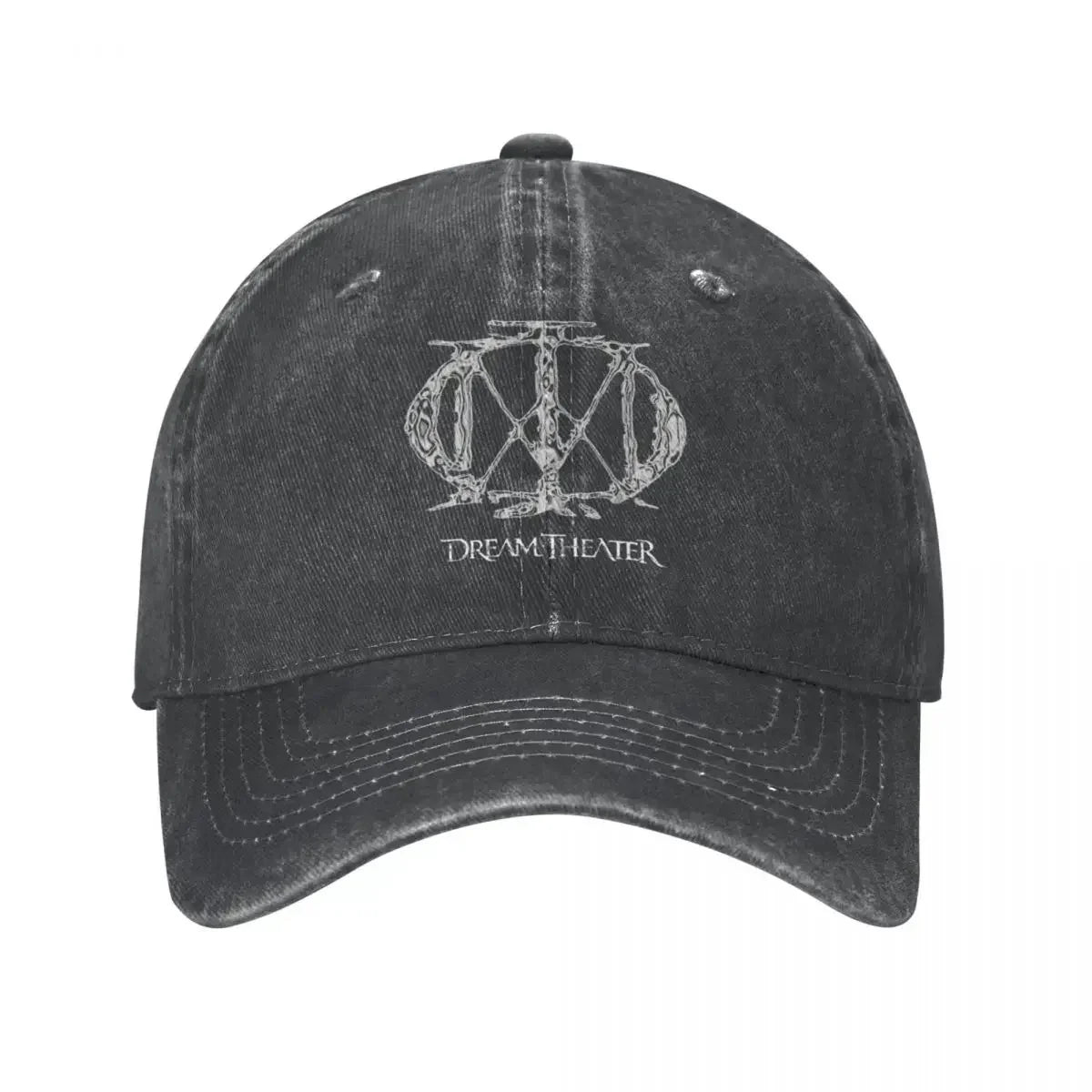 Dream Theater Heavy Metal Distressed Denim Baseball Cap