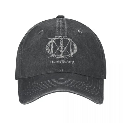 Dream Theater Heavy Metal Distressed Denim Baseball Cap