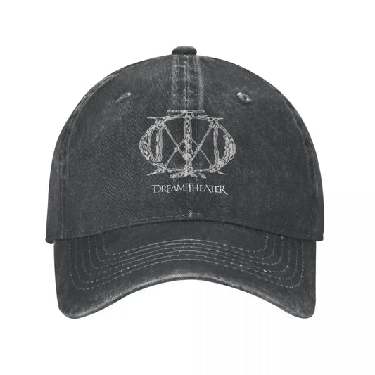 Dream Theater Heavy Metal Distressed Denim Baseball Cap
