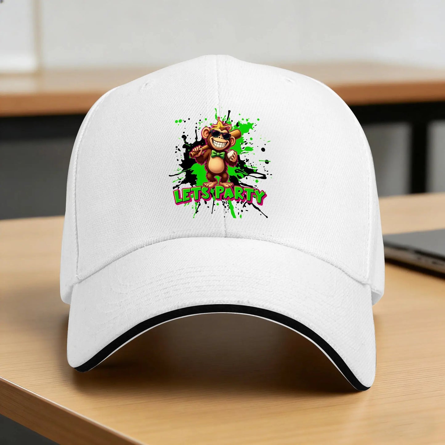 Party Animals Graphic Casual Outdoor Baseball Cap