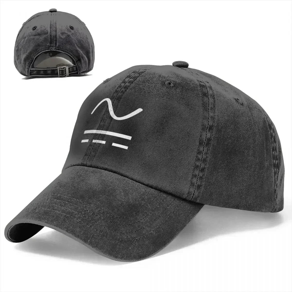 Funny Electrician Distressed Washed Baseball Cap