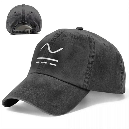 Funny Electrician Distressed Washed Baseball Cap