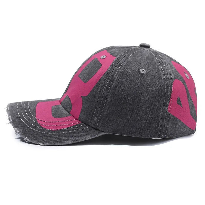 Multicolor Cotton Hip Hop Snapback Baseball Cap