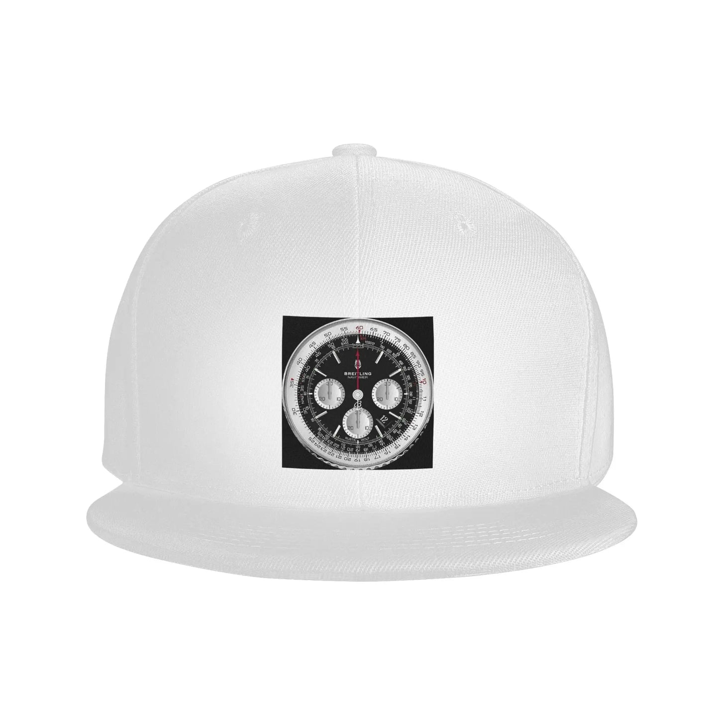 Black Luxury Watch Dial Elegant Minimalist Snapback Cap
