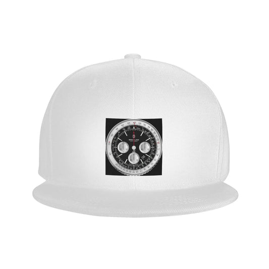 Black Luxury Watch Dial Elegant Minimalist Snapback Cap