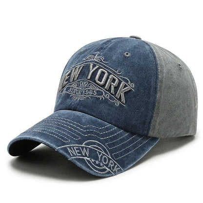 Retro Korean Washed Baseball Cap