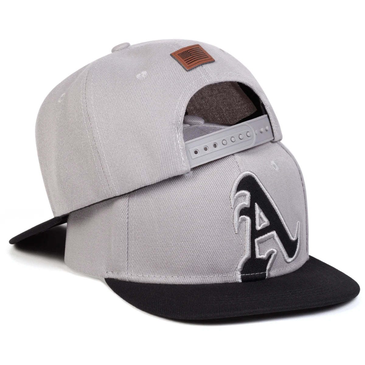 A Letter American Flag Embroidered Hip Hop Baseball Hat