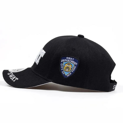 Unisex “SWAT” Embroidered Streetwear Snapback Cap