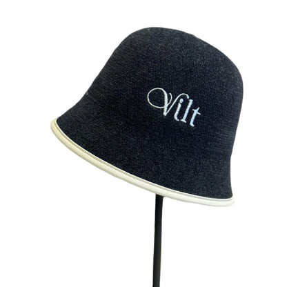 Korean Colorblock Knit Bucket Hat