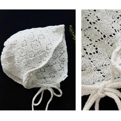 Korean Style Lace Up Breathable Women Bucket Hat