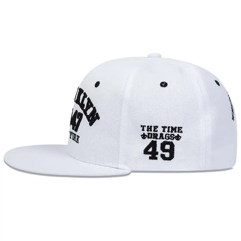 Brooklyn 1947 Embroidery Unisex Snapback Cap