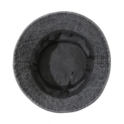 Customize Pumpkin Head Washed Cotton Vintage Halloween Bucket Hat