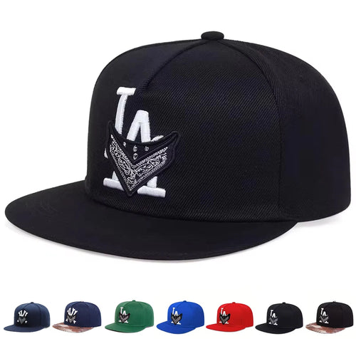 Unisex Los Angeles Embroidery Trucker Snapback Cap