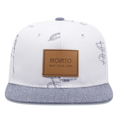 Unisex Graffiti Snapback Baseball Cap