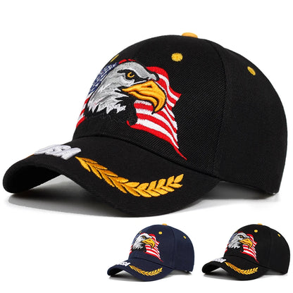 Unisex USA Eagle Embroidery Baseball Caps
