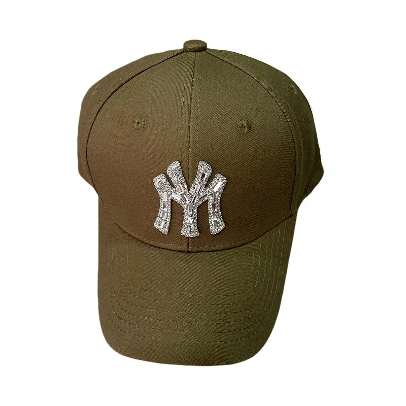 Rhinestone Spring Autumn Baseball Cap