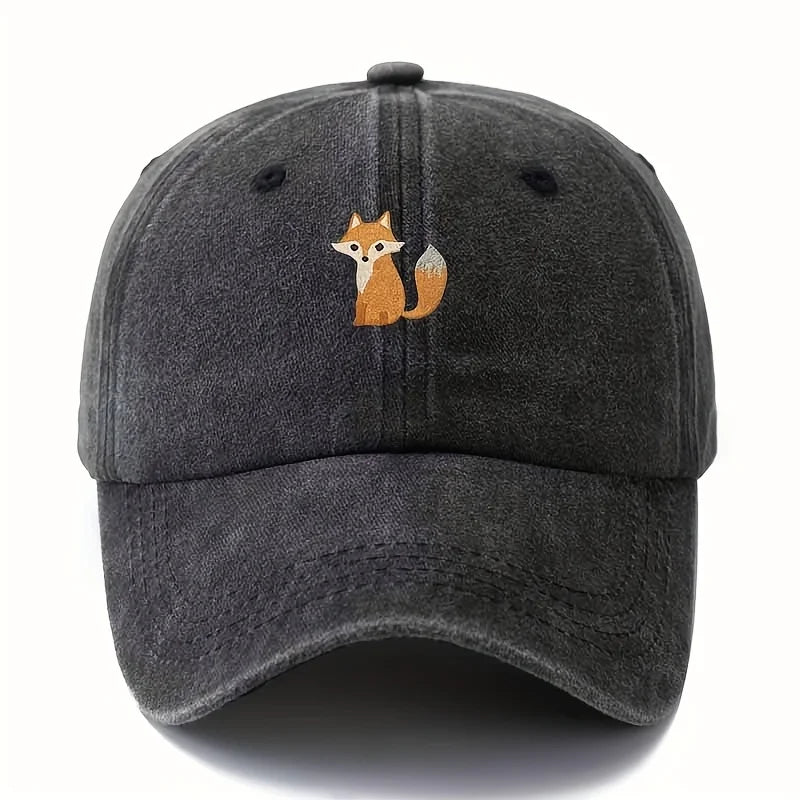 Cute Fox Print Daily Casual Baseball Cap