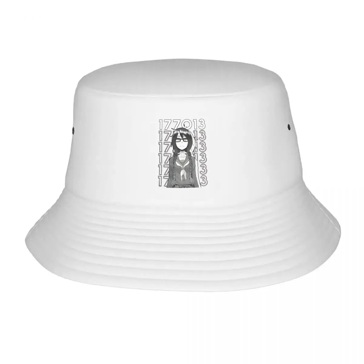 Metamorphosis Anime Girl Moody Text Bucket Hat