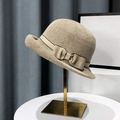 Japanese Bow Bucket Hat Women