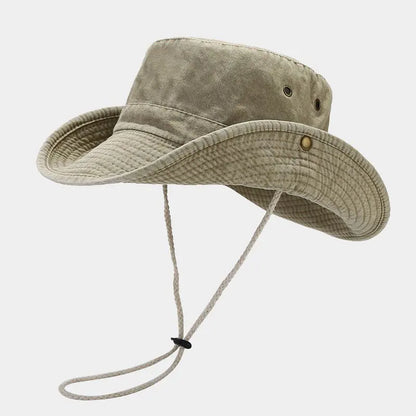 Cotton Solid Bucket Hat Unisex