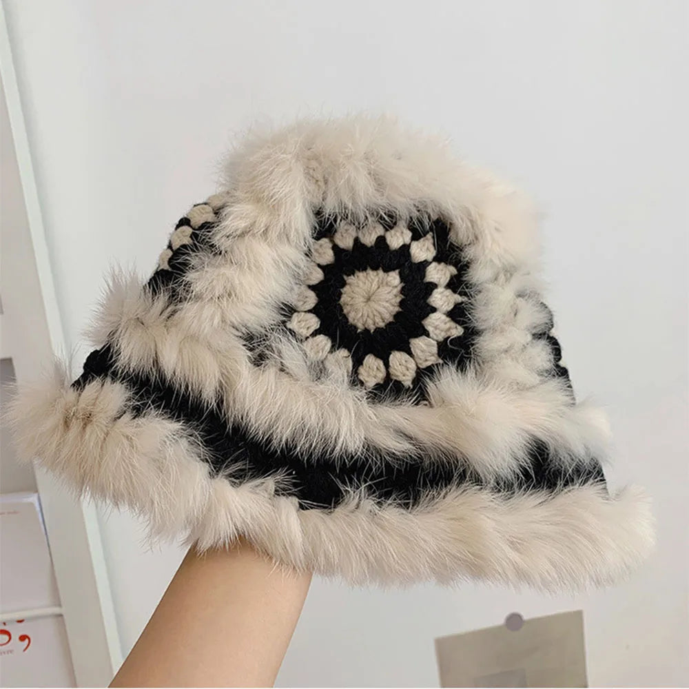 Lion Awakening Autumn Winter Fisherman Hat Women Cute Warm Cap