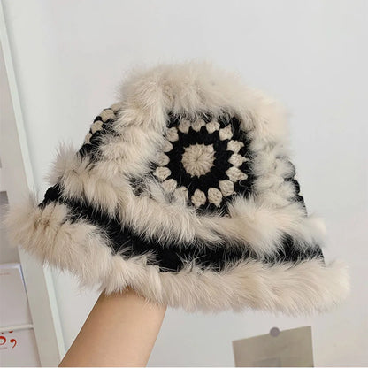 Lion Awakening Autumn Winter Fisherman Hat Women Cute Warm Cap