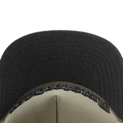 Vintage Letter Pattern Flat Brim Snapback Cap