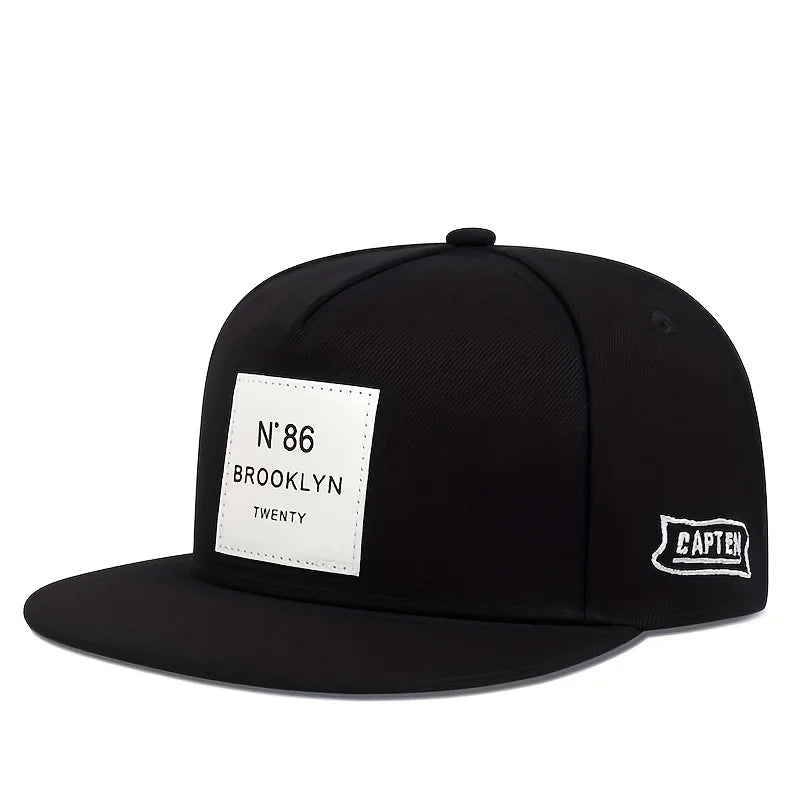 Letter Embroidered Hip Hop Baseball Cap