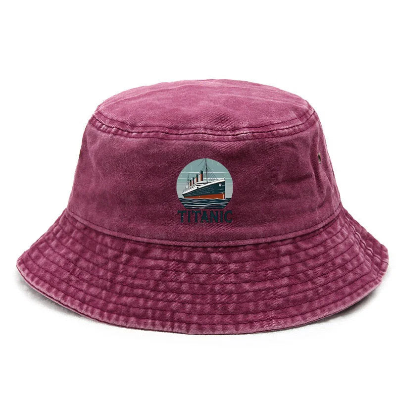 Legend Cotton Washed Vintage Ocean Theme Bucket Hat Unisex