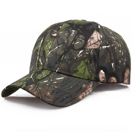 Camo Jungle Leaves Quick Dry Baseball Cap