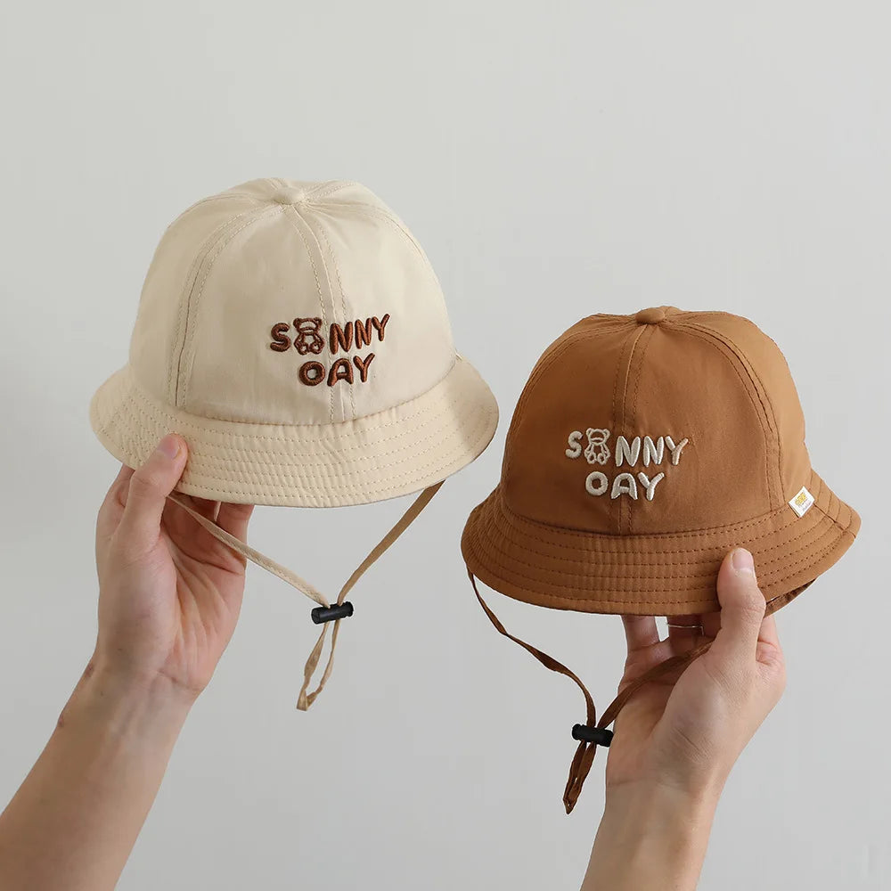 Cartoon Letter Bucket Hat Kids