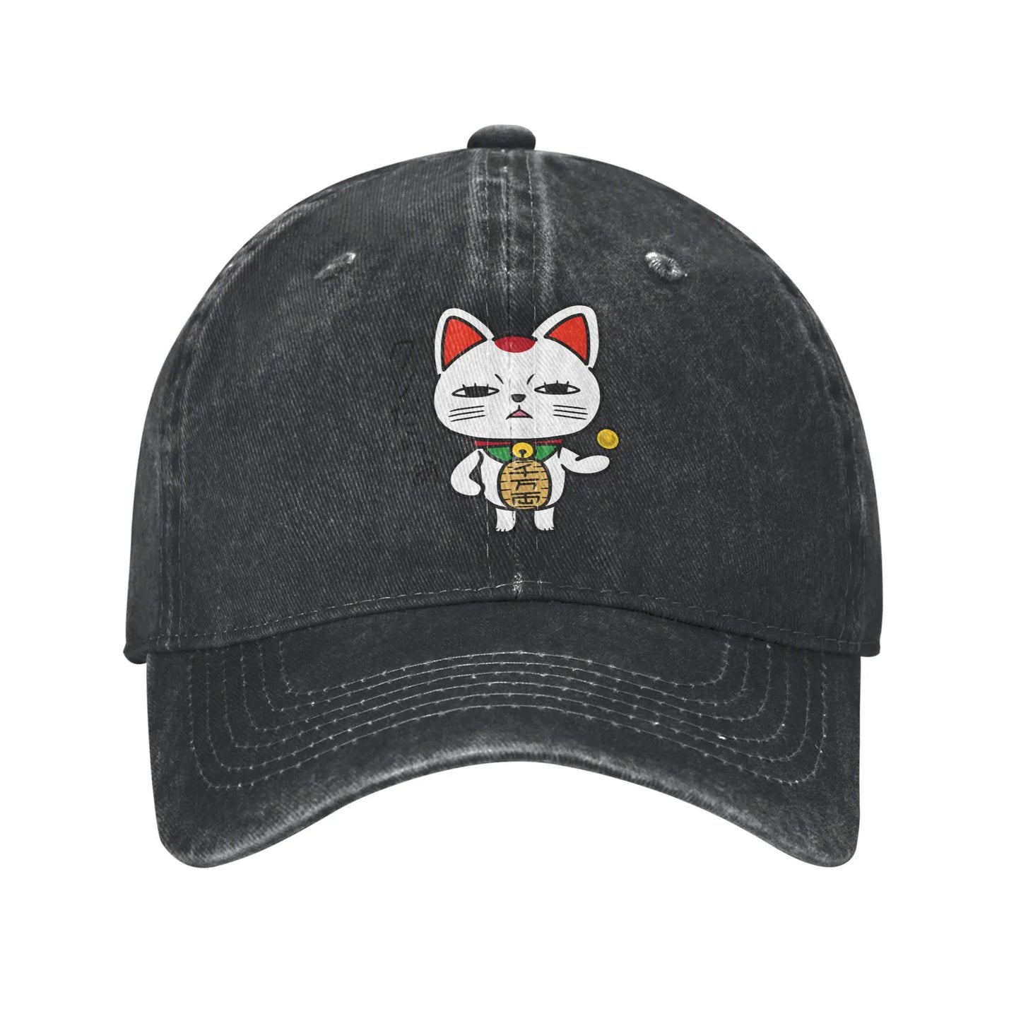 Dandadan Trendy Washed Trucker Design Baseball Cap