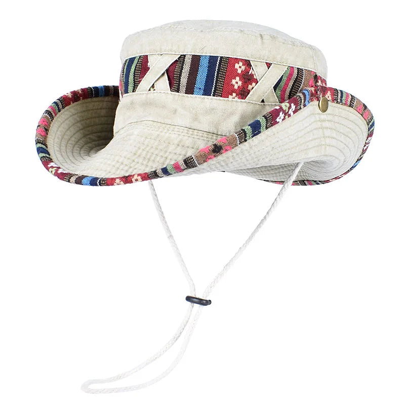 Breathable Wind Resistant Outdoor Cotton Bucket Hat