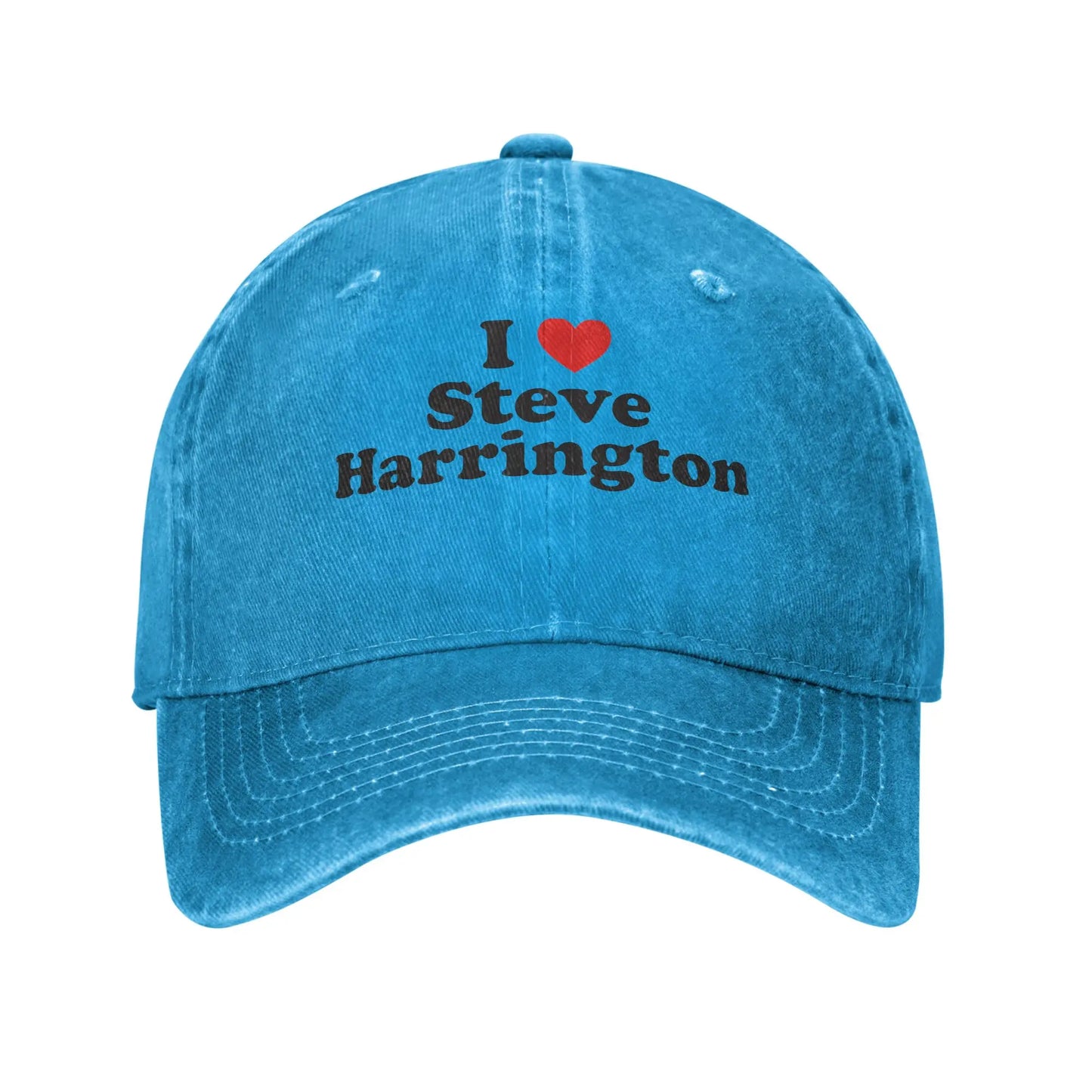 Steve Harrington Washed Print Baseball Cap